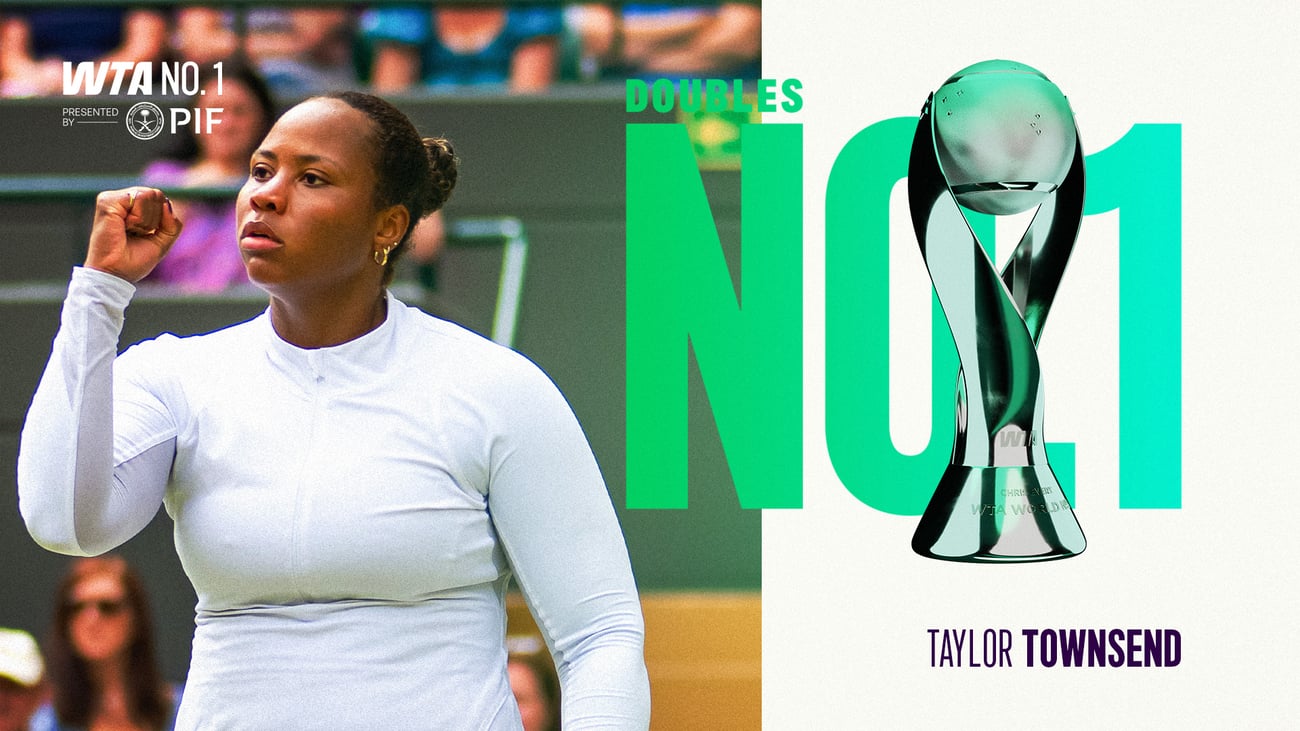 Trailblazer Taylor Townsend Captures WTA World No.1 Doubles Ranking Presented By PIF