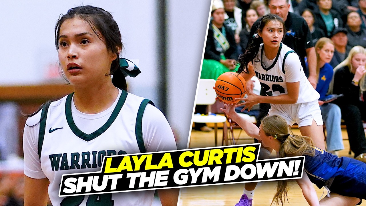 Layla Curtis Dropped 30 Points In Front Of A SOLD OUT Crowd! State Playoffs Semi Final Gets WILD